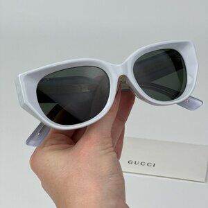 Gucci GG1532SA 003 BRAND NEW Sunglasses Grey Unisex Cat Eye